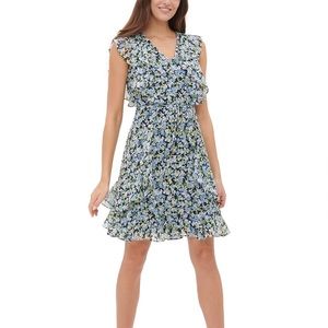 Tommy Hilfiger Ruffled Chiffon Dress